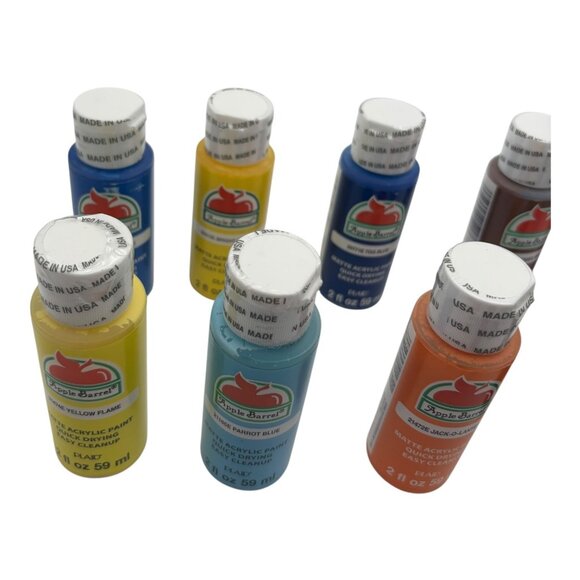 Apple Barrel Matte Acrylic Paint Plaid 18 Pc Set 2 fl oz Assorted Colors - Picture 9 of 13